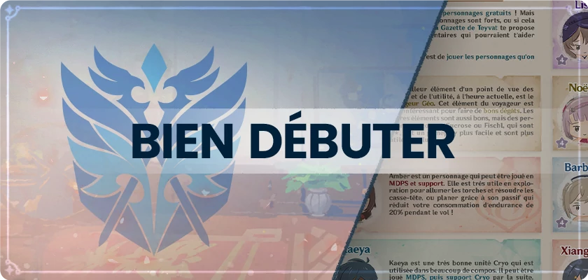 Guides débutants Genshin Impact